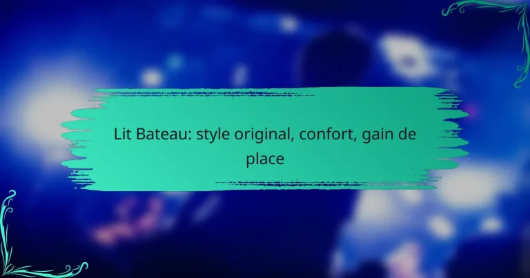 Lit Bateau: style original, confort, gain de place